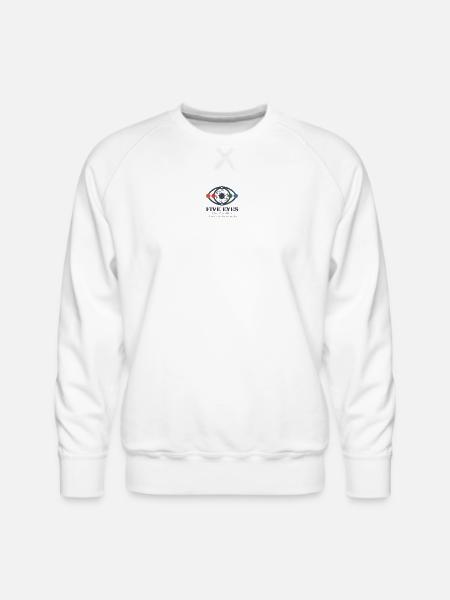 five eyes - Men's Premium Sweatshirt - white