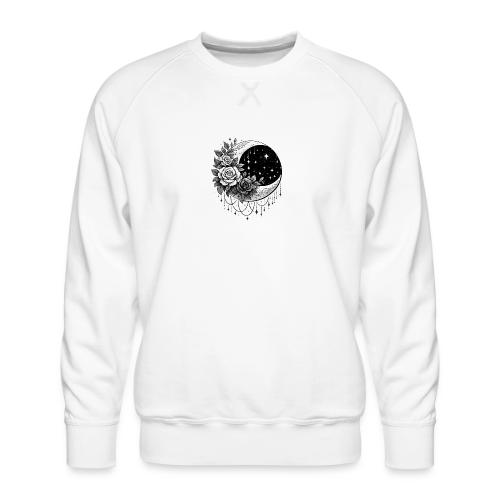Crescent Moon Floral - Men's Premium Sweatshirt