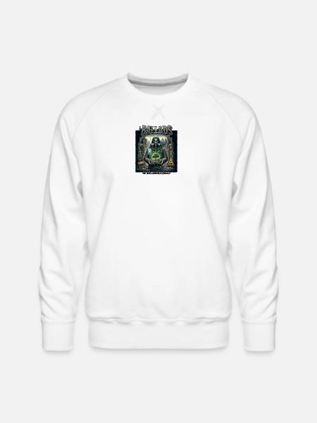 Broken World Ballads - Men's Premium Sweatshirt - white