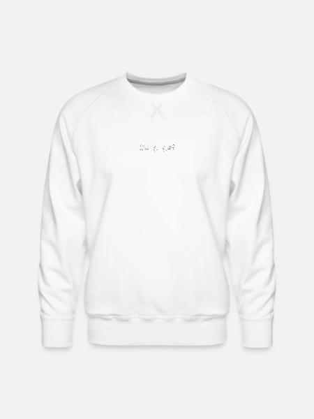 Please upload design - Men's Premium Sweatshirt - white