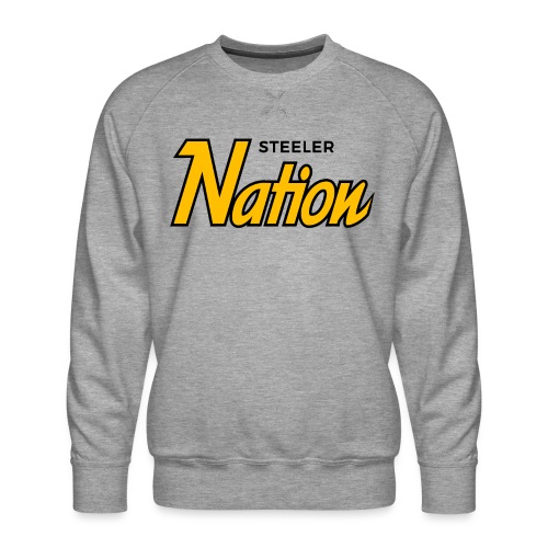 SteelerNation.com - Script - Men's Premium Sweatshirt