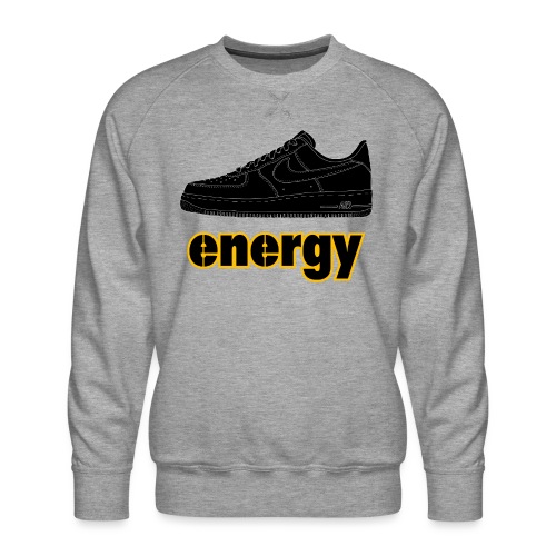 Black AF1 Energy II - Men's Premium Sweatshirt