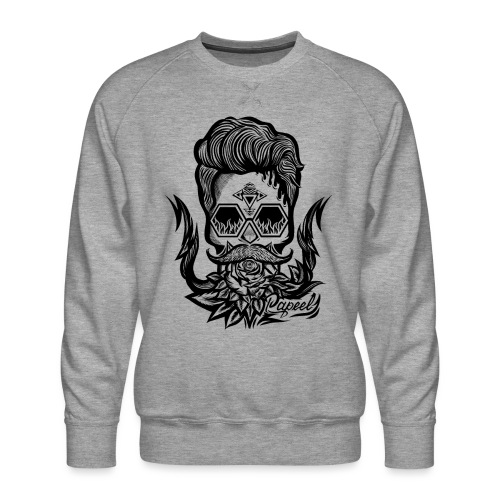 Papeel Skull Rofire - Black - Men's Premium Sweatshirt