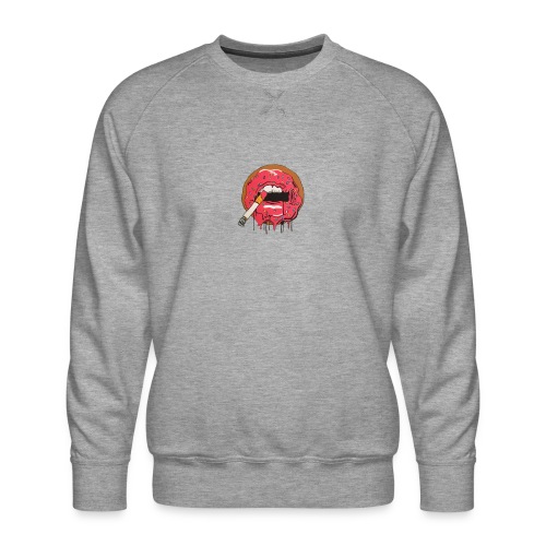 Smoking Donut - Men's Premium Sweatshirt
