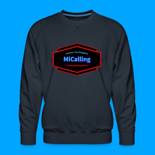 MiCalling Full Logo Product (With Black Inside) - Men's Premium Sweatshirt