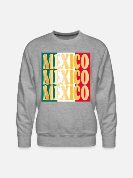 México Mexican Mexico - Men's Premium Sweatshirt - heather grey