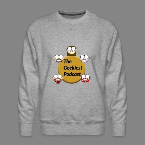 The Geekiest Podcast Logo - Men's Premium Sweatshirt