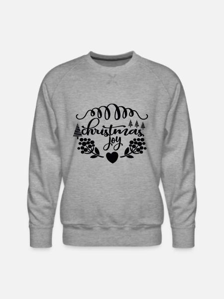 Christmas joy - Men's Premium Sweatshirt - heather grey