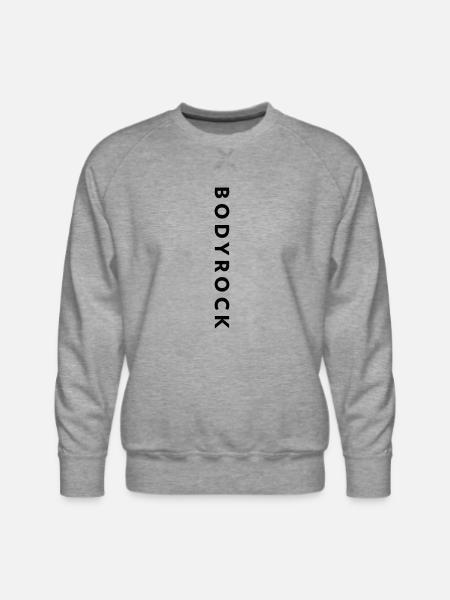 BR Vertical - Men's Premium Sweatshirt - heather grey