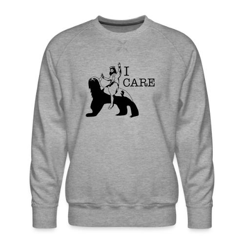 I care - Men's Premium Sweatshirt