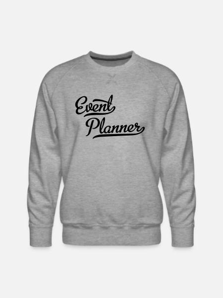 Event Planner - Men's Premium Sweatshirt - heather grey