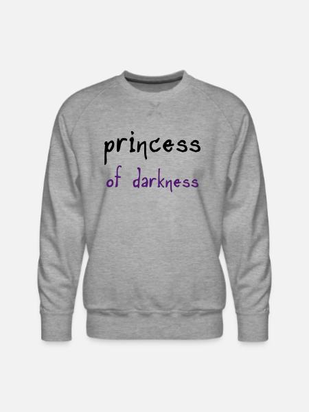 Princess of Darkness - Men's Premium Sweatshirt - heather grey
