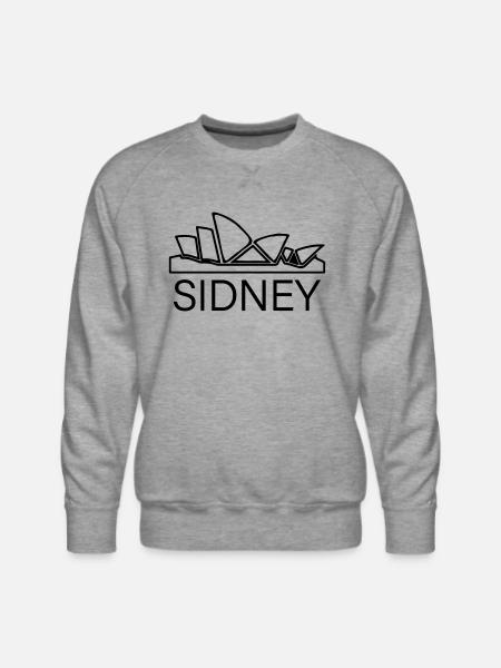 sidney - Men's Premium Sweatshirt - heather grey