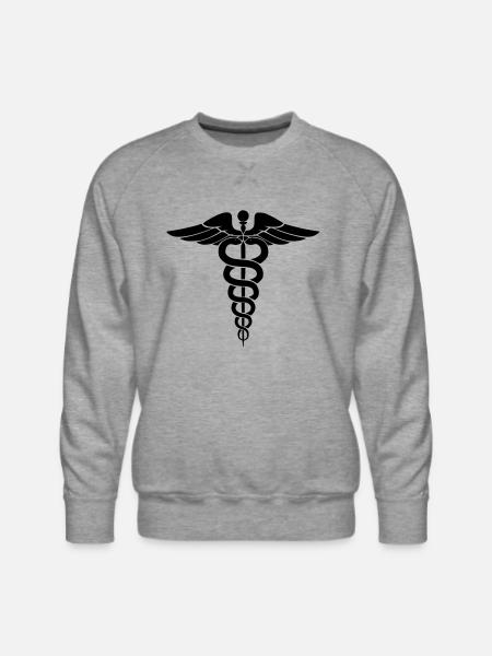 medical - Men's Premium Sweatshirt - heather grey