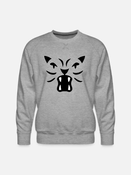 DESIGNUK Survival 1 - Men's Premium Sweatshirt - heather grey