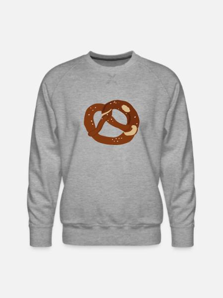 Pretzel - Men's Premium Sweatshirt - heather grey
