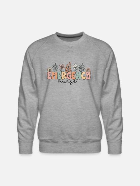 Emergency Nurse - Men's Premium Sweatshirt - heather grey