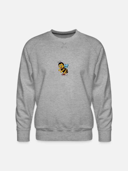 Cartoon - Men's Premium Sweatshirt - heather grey