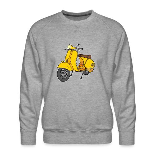 Yellow motor scooter - Men's Premium Sweatshirt