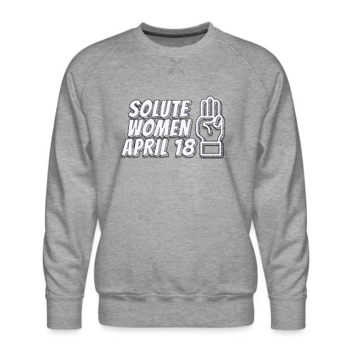 Solute Women April 18 - Men's Premium Sweatshirt