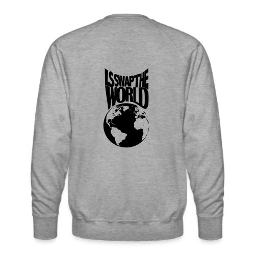 LS Swap the World (Front & Back) - Men's Premium Sweatshirt