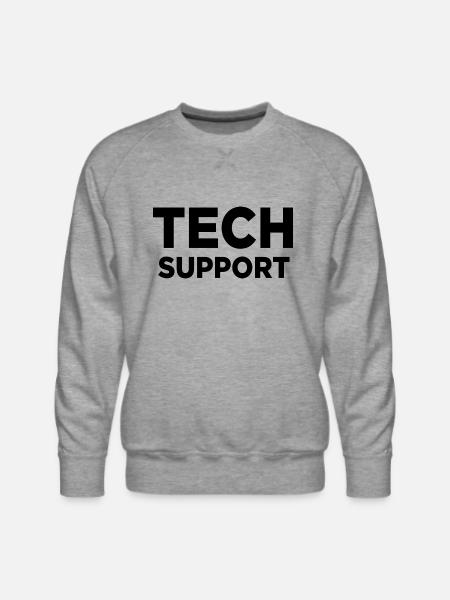 Tech Support - Men's Premium Sweatshirt - heather grey
