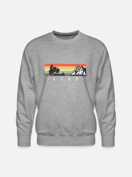 Quad Bike - Men's Premium Sweatshirt - heather grey