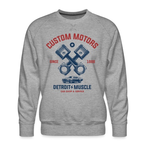 american muscle car vintage - Men's Premium Sweatshirt