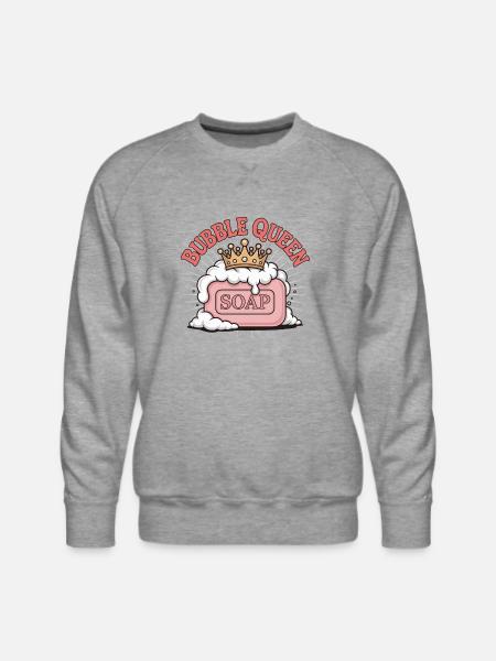 Bubbles - Men's Premium Sweatshirt - heather grey