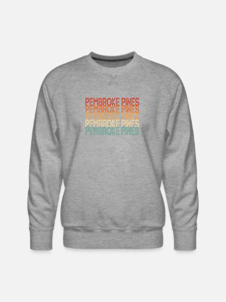 Pembroke Pine - Men's Premium Sweatshirt - heather grey