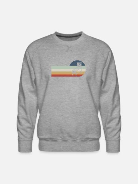 Retro Flipping Pinball - Men's Premium Sweatshirt - heather grey