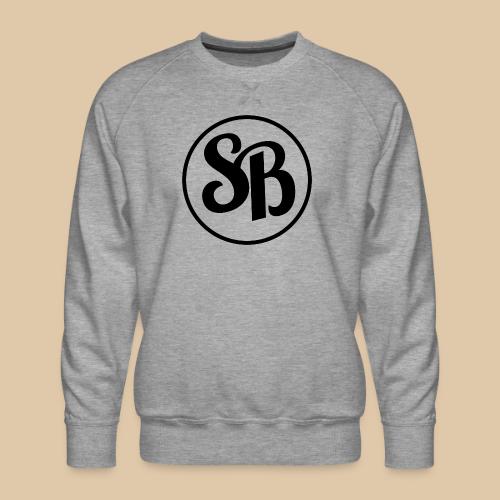 SB Logo black 3 - Men's Premium Sweatshirt
