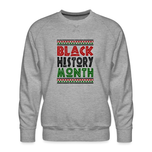Vintage Black History Month - Men's Premium Sweatshirt