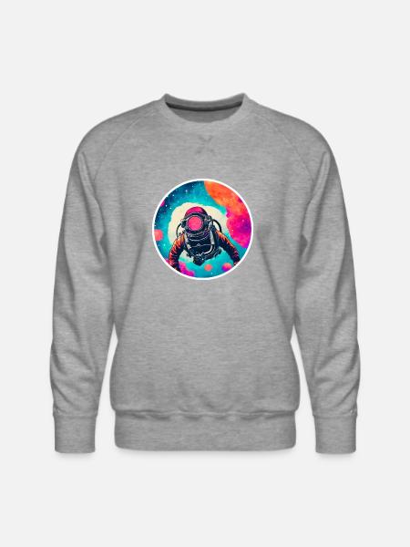 Scuba Steve - Men's Premium Sweatshirt - heather grey