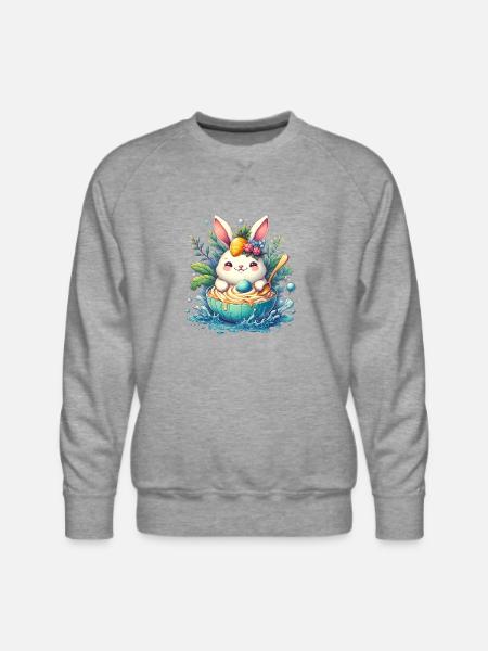 Summer, baniy - Men's Premium Sweatshirt - heather grey