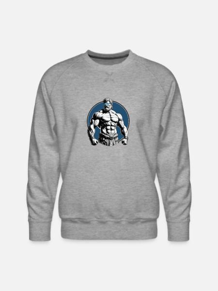 Hercule - Men's Premium Sweatshirt - heather grey
