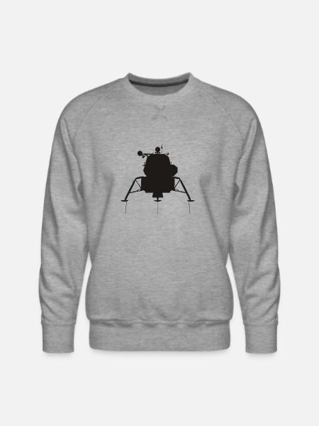 Lunar Module - Men's Premium Sweatshirt - heather grey