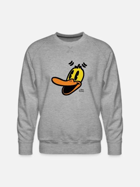 Lucky Ducky - Men's Premium Sweatshirt - heather grey