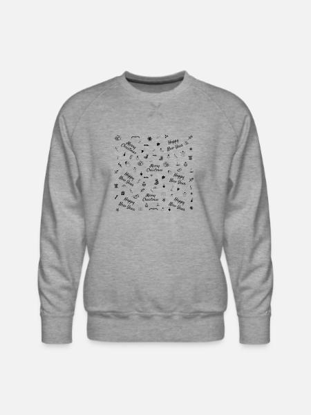 Christmas Ornaments - Men's Premium Sweatshirt - heather grey