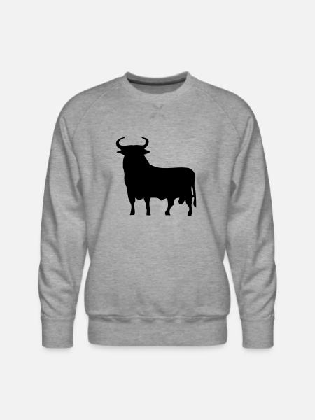 Spanish Bull - Men's Premium Sweatshirt - heather grey