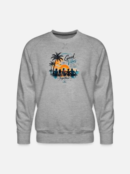 Togetherness - Men's Premium Sweatshirt - heather grey