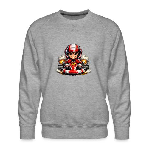 Carcadelogoracerfront - Men's Premium Sweatshirt