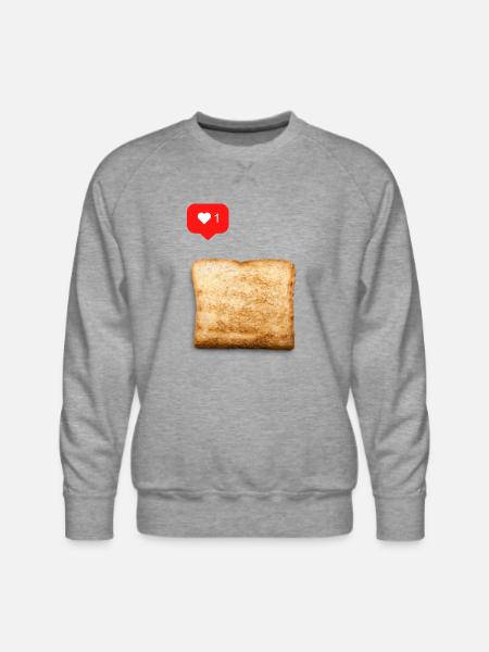 Bread Lover - Men's Premium Sweatshirt - heather grey