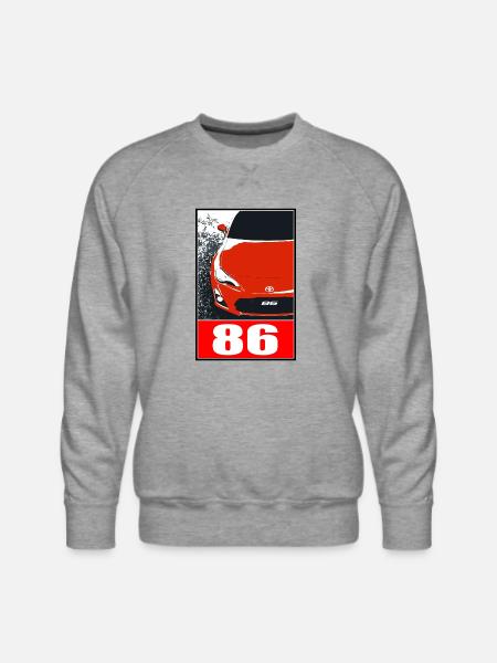 Toyota 86 (2) - Men's Premium Sweatshirt - heather grey