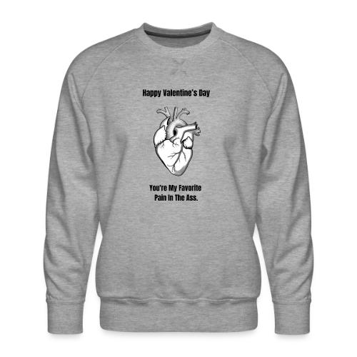 I'm Glad I Swiped Right T-Shirt | Funny Valentine - Men's Premium Sweatshirt