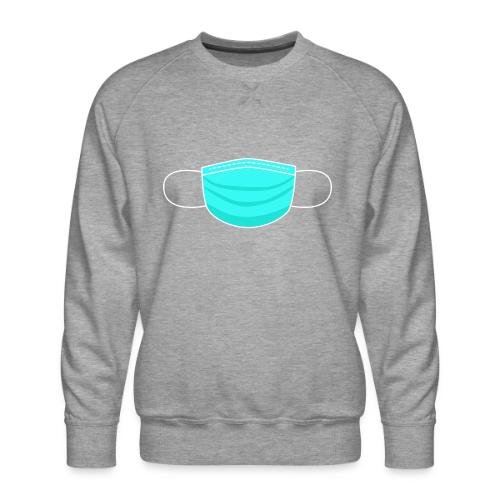 #WearAFuckingMask White Earloops ( No words) - Men's Premium Sweatshirt
