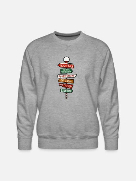 Signs of Imagination Collection. - Men's Premium Sweatshirt - heather grey