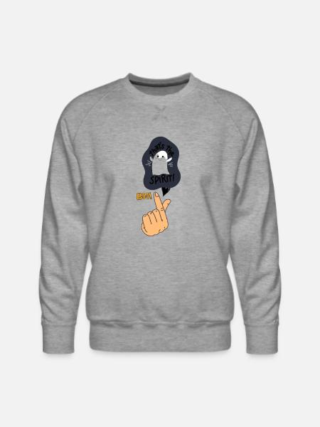 boo - Men's Premium Sweatshirt - heather grey