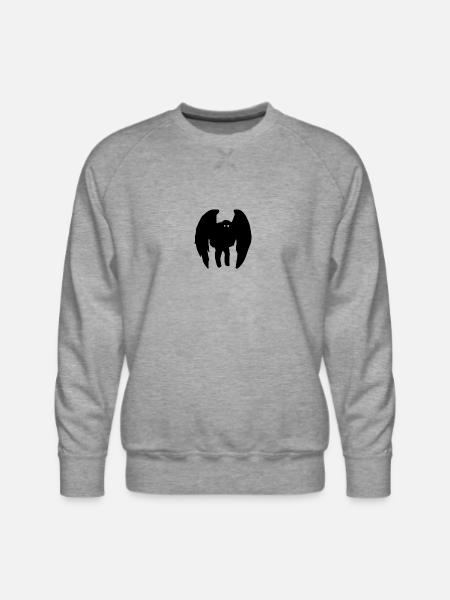 Mothman - Men's Premium Sweatshirt - heather grey