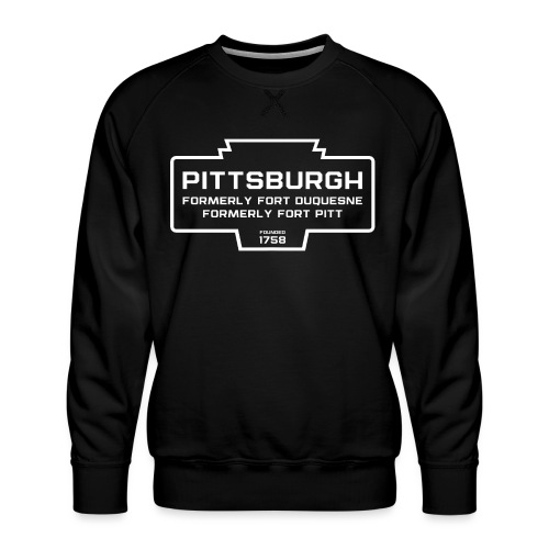 Pittsburgh - Keystone Marker - Men's Premium Sweatshirt